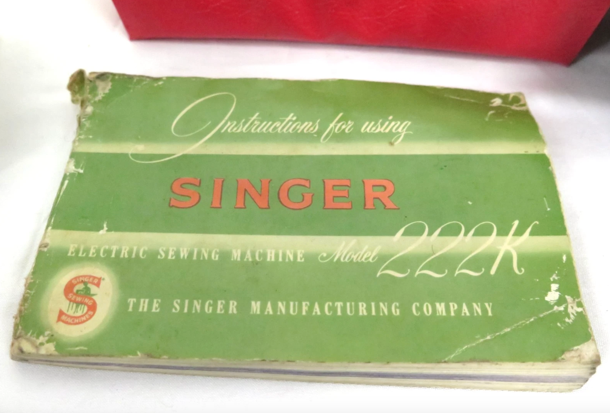 Singer 222K Featherweight Sewing Machine – Electric – Motor Controller – Working – With Case & Accessories