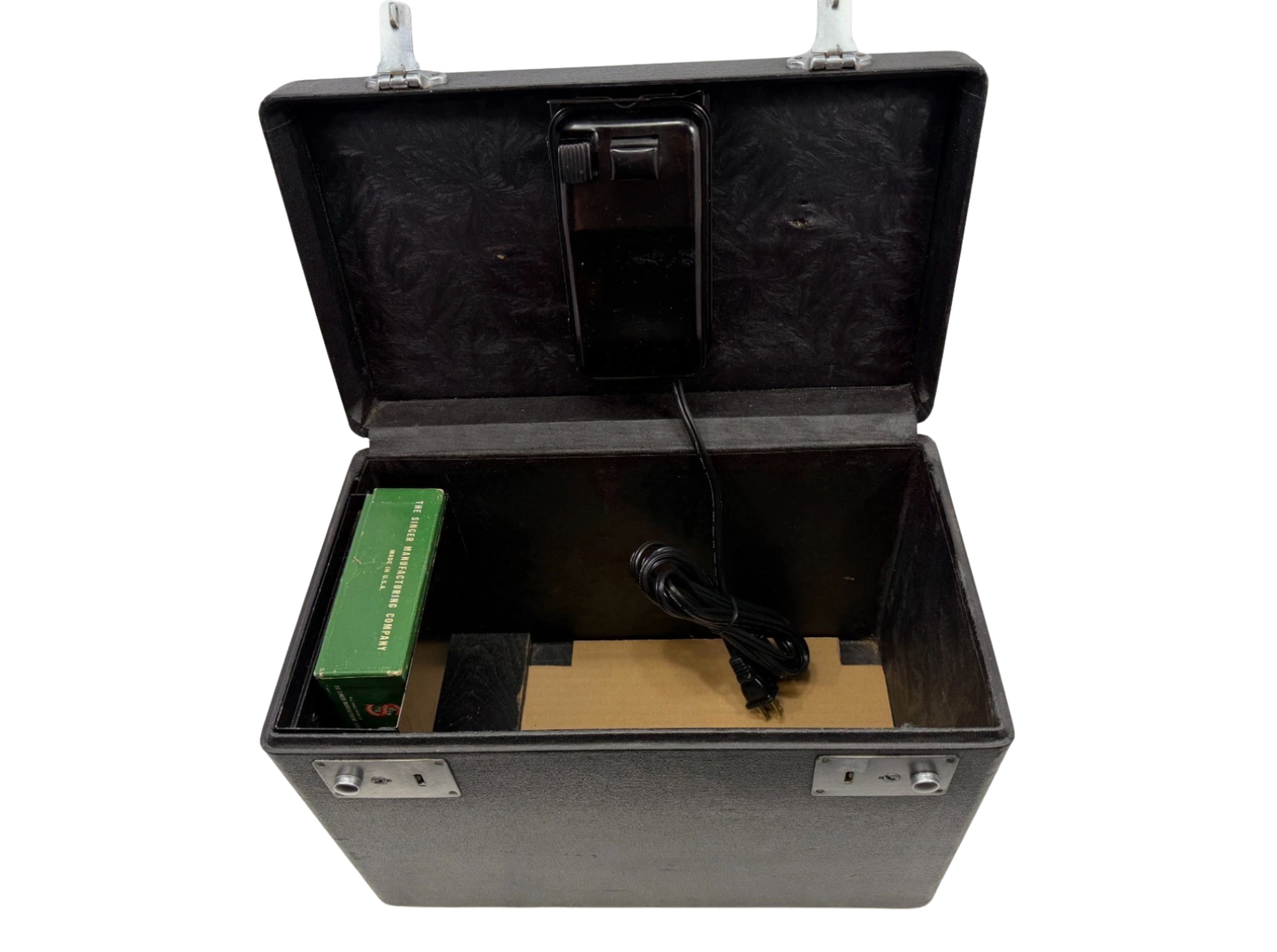 1947 Singer 221 Featherweight Sewing Machine – Metallic Green Custom Restored w/ Gold Decals, Case & Accessories, Quilting Machine