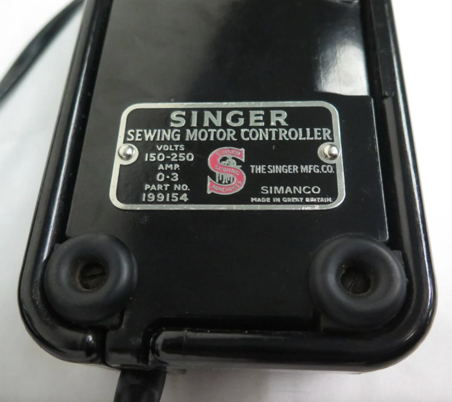 Singer 222K Featherweight Sewing Machine – Electric – Motor Controller – Working – With Case & Accessories