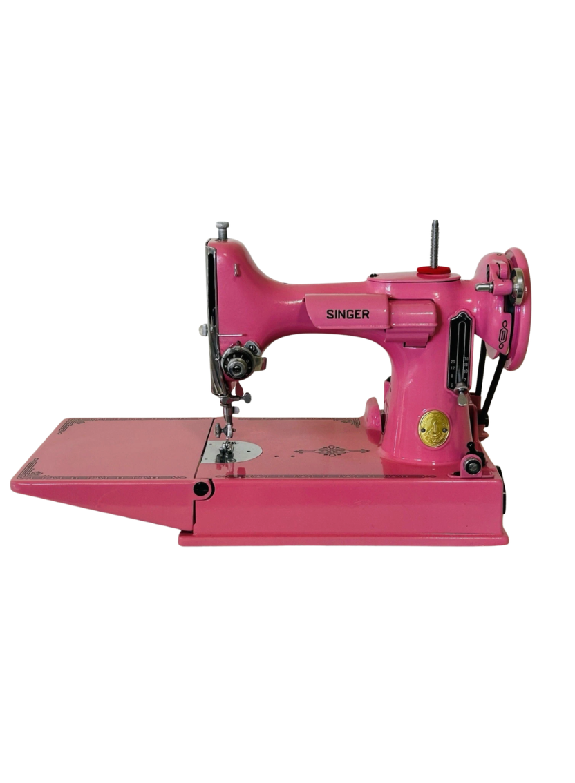 1949 Pink Singer Featherweight 221 Sewing Machine