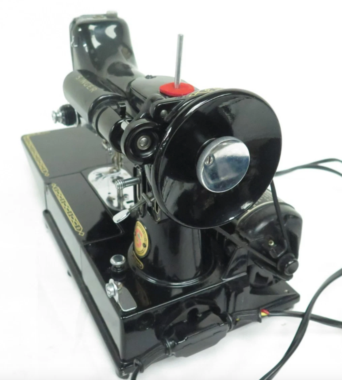 Singer 222K Featherweight Sewing Machine – Electric – Motor Controller – Working – With Case & Accessories