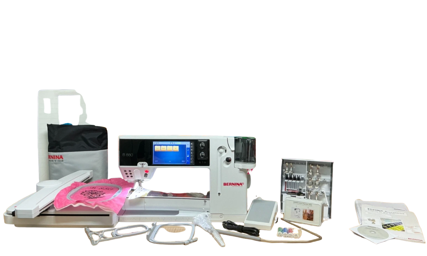 Bernina B 880 Sewing Quilting Embroidery Machine + Stitch Regulator | Serviced | Low Hours | Excellent Condition