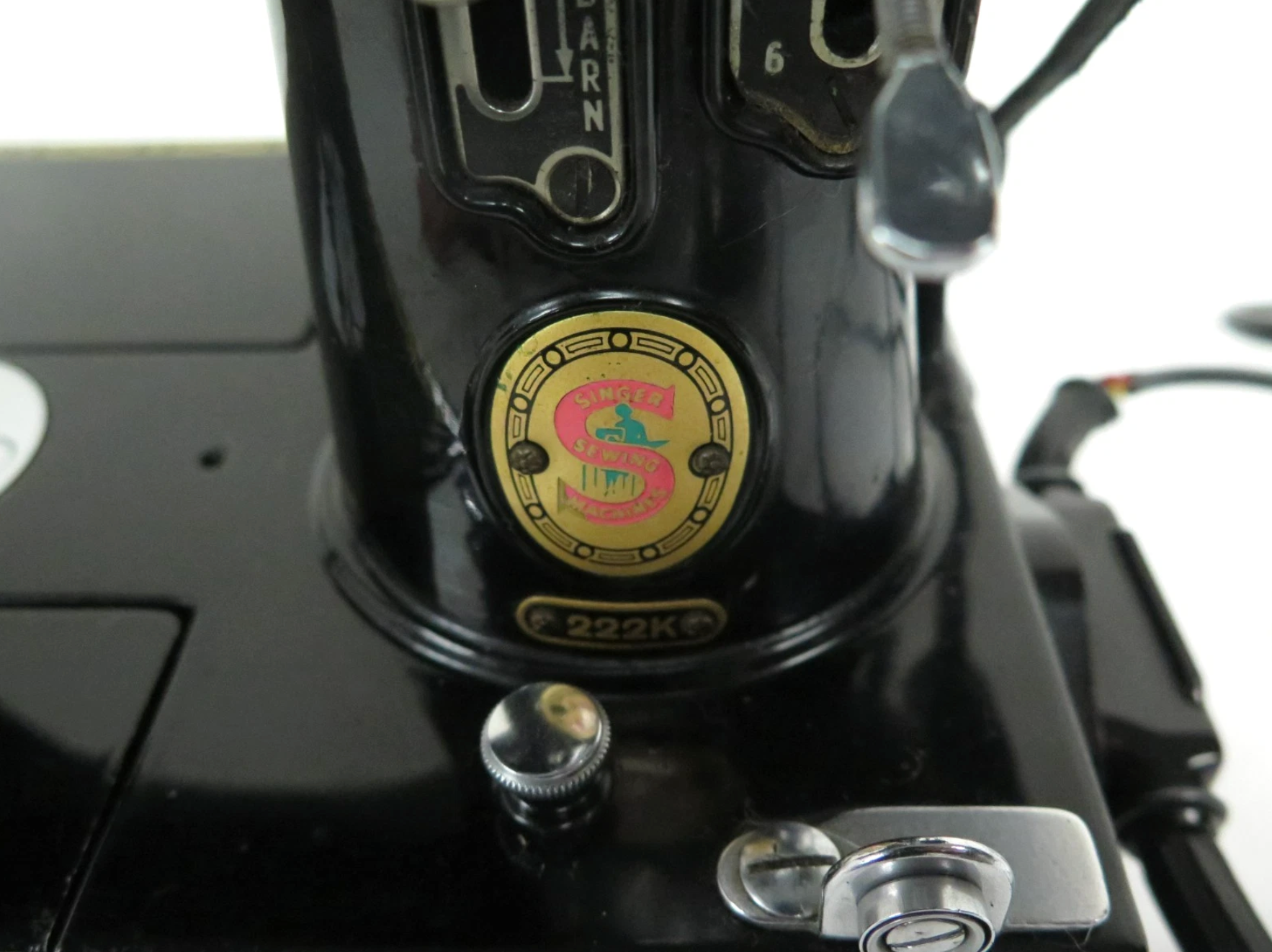 Singer 222K Featherweight Sewing Machine – Electric – Motor Controller – Working – With Case & Accessories