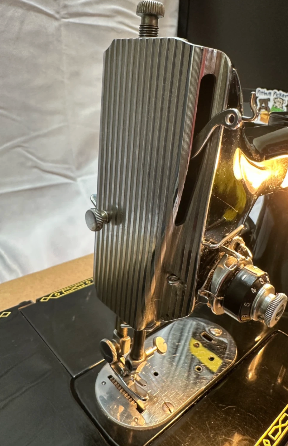 Vintage 1954 Singer 222K Featherweight Sewing Machine – Tested & Working – Portable Classic Sewing Machine