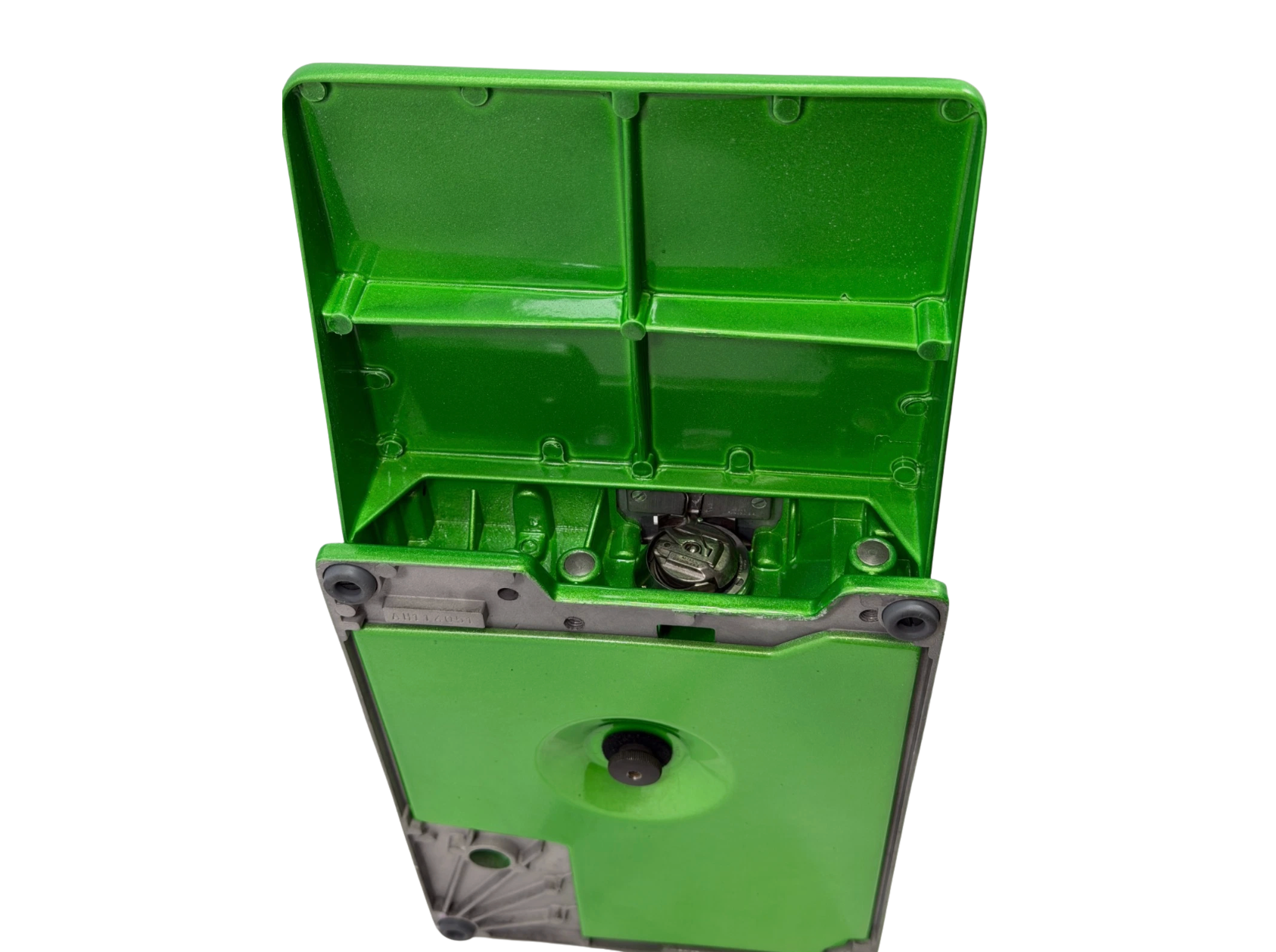 1947 Singer 221 Featherweight Sewing Machine – Metallic Green Custom Restored w/ Gold Decals, Case & Accessories, Quilting Machine