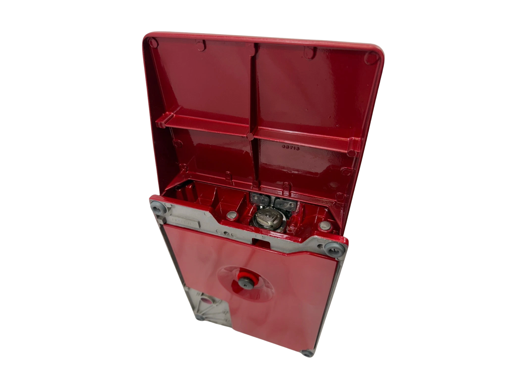 Vintage 1951 Singer 221 Featherweight Sewing Machine – Fully Restored Metallic Red with Case & Accessories