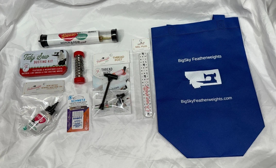 Vintage 1951 Singer 221 Featherweight Sewing Machine – Fully Restored Metallic Red with Case & Accessories